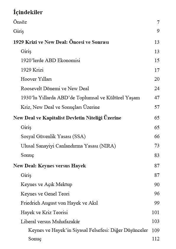 Yeni Anlaşma Mümkün mü? - 1929 ve 2008 Krizi