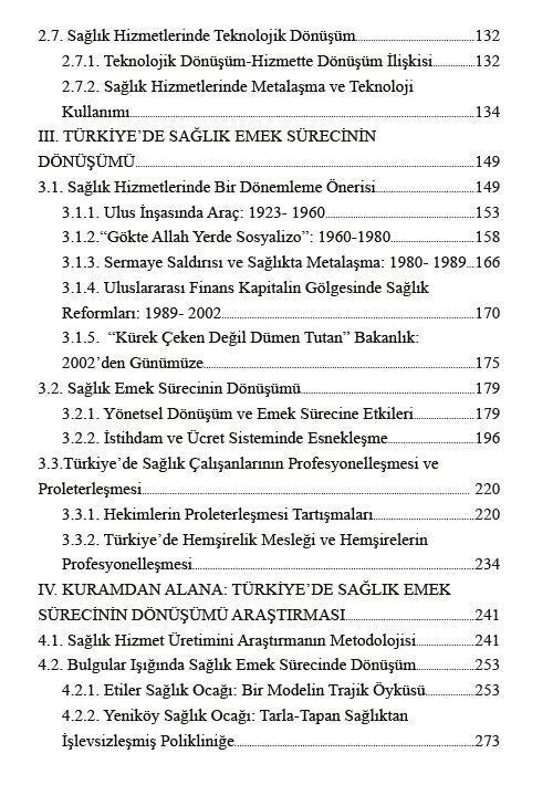 Türkiye'de Sağlık Emek Sürecinin Dönüşümü