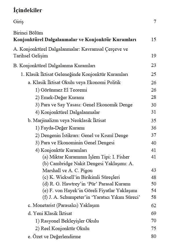 Kriz ve Konjonktür Kuramları