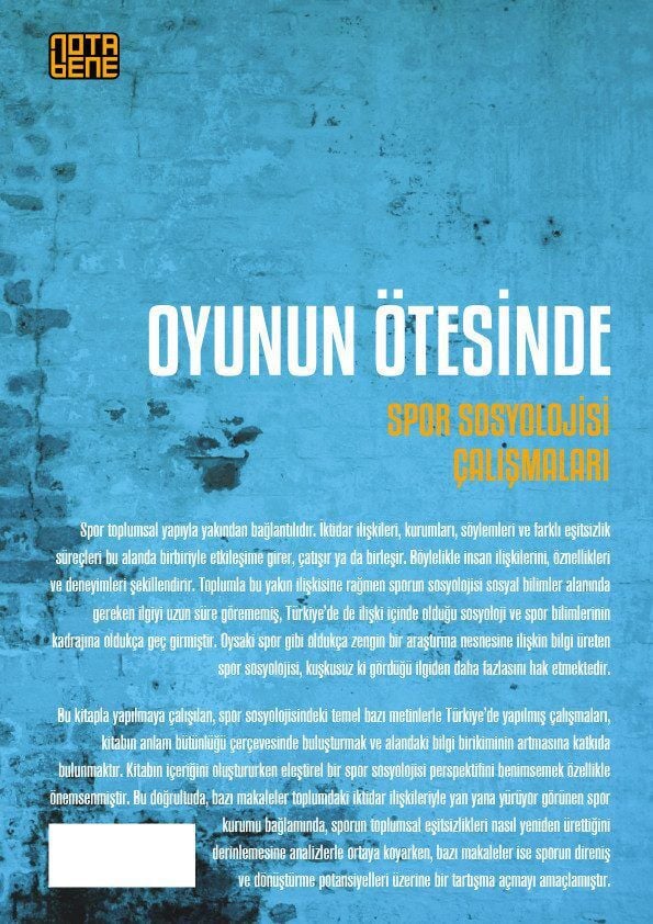 Oyunun Ötesinde - Spor Sosyolojisi Çalışmaları