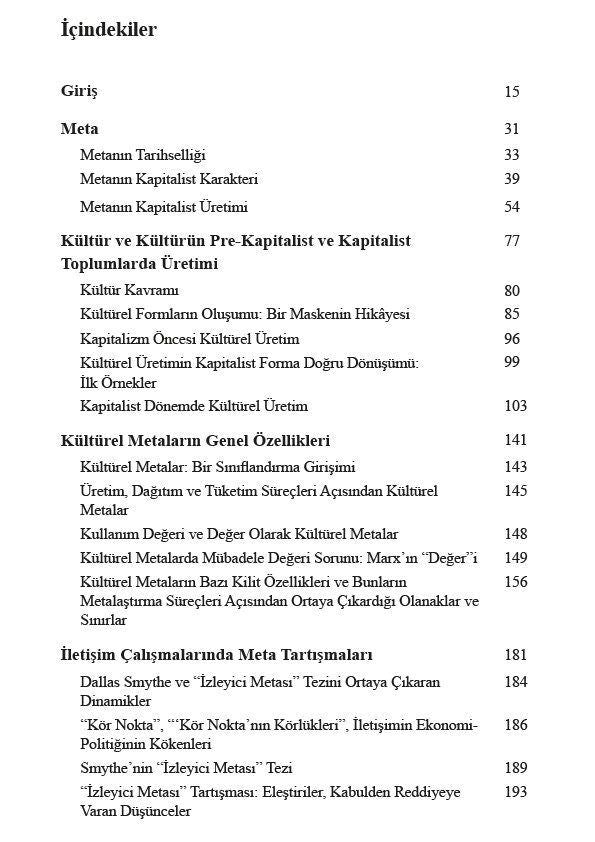 Metalaştırma ve Direnç - Kapitalizmde Kültürün İkili Üretim Yapısı