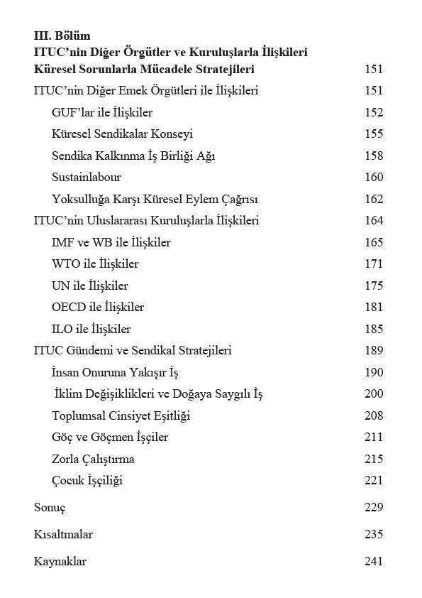 Dünden Bugüne Uluslararası Sendikal Hareket