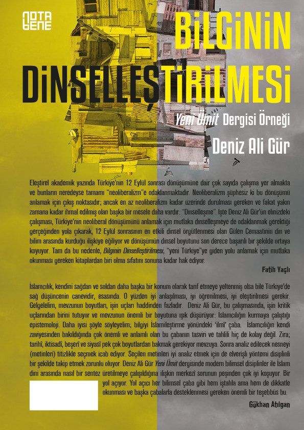 Bilginin Dinselleştirilmesi - Yeni Ümit Dergisi Örneği