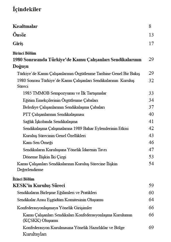 Kamu Emekçileri Sendikalar Süreci (1985-2000)
