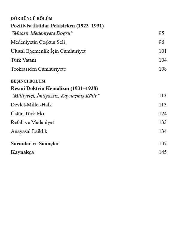 Mustafa Kemal'in Cumhuriyet Söylemi - Halkçılık, Milliyetçilik, Batıcılık, Laiklik (1919-1938)