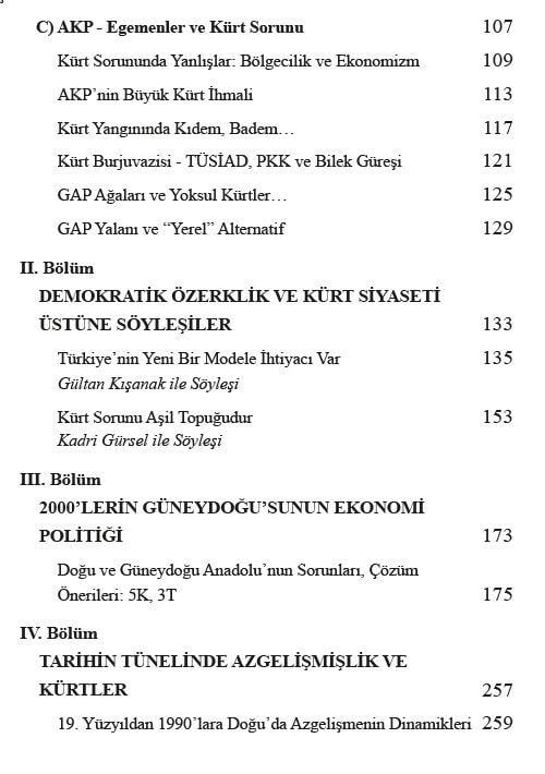 Kürt Sorunu ve Demokratik Özerklik