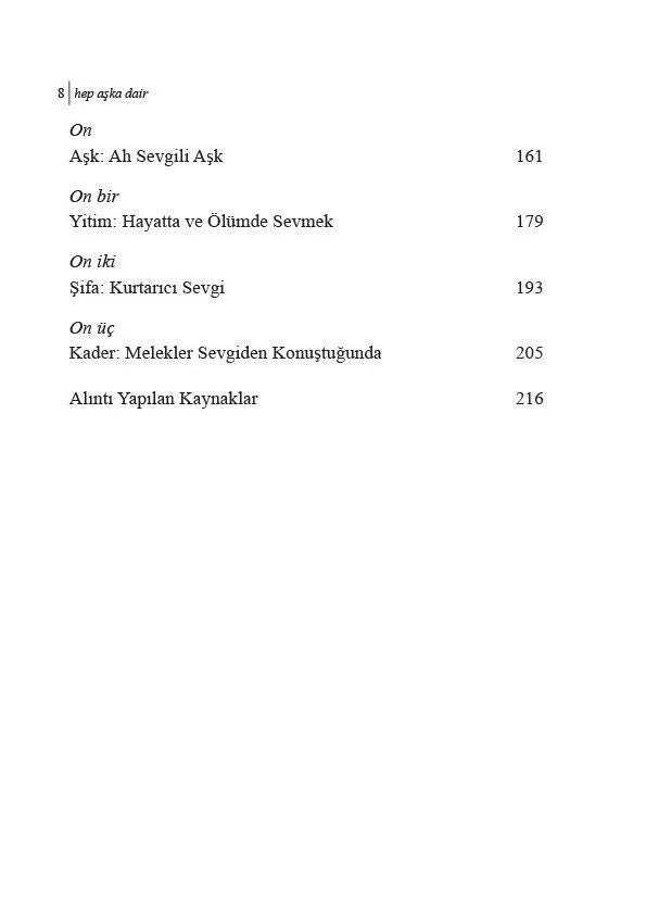 hep aşka dair
