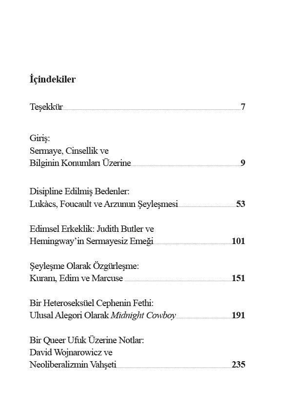 Queer Marksizme Doğru-Arzunun Şeyleşmesi