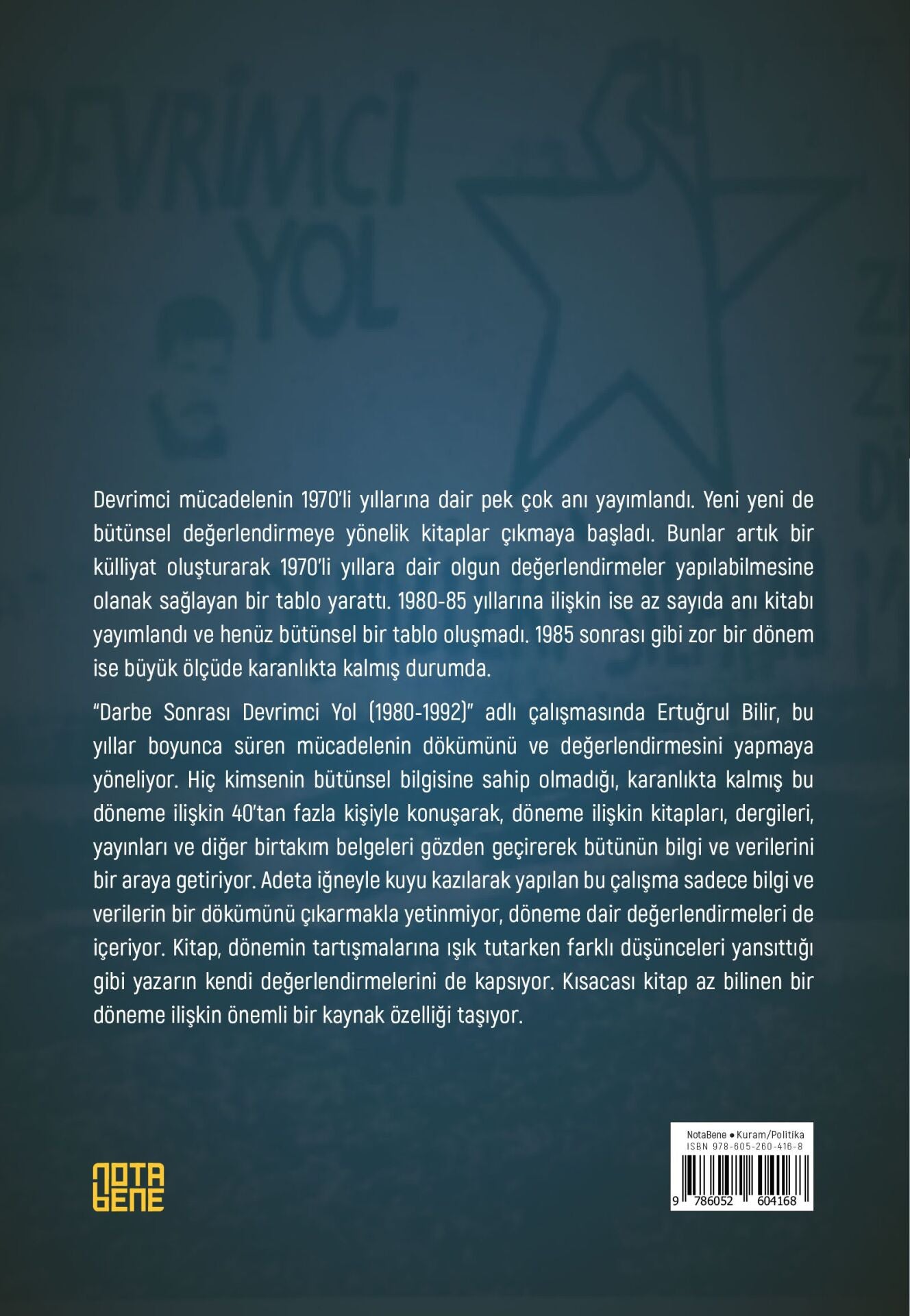 Darbeden Sonra Devrimci Yol 1980-1992