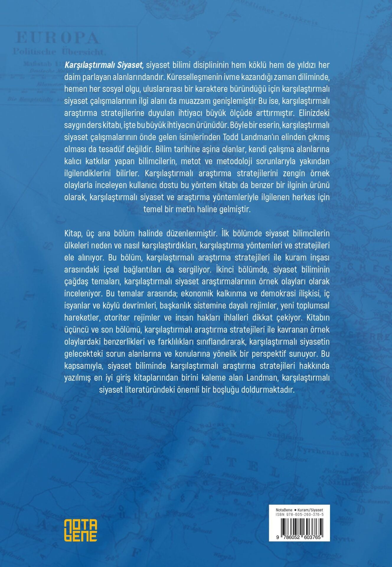 Karşılaştırmalı Siyasette Konular ve Yöntemlere Giriş