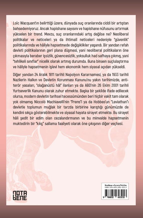 Leviathan’dan Neoleviathan’a: Suç, Ceza, Hapsetme
