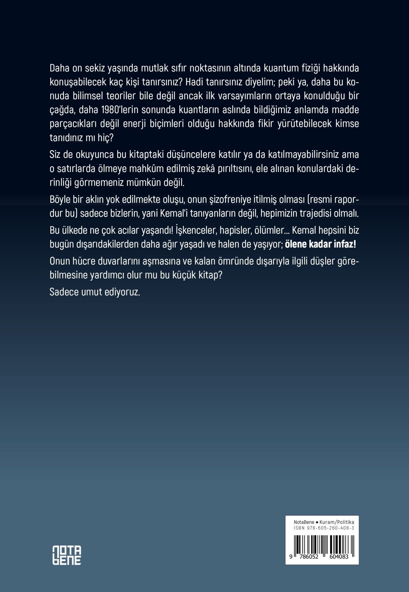 Müebbet Hücresinde Düşünmek