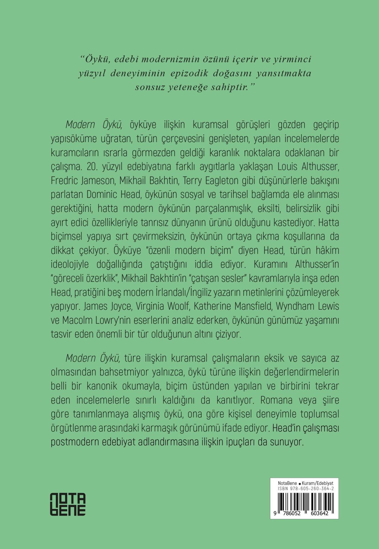 Modern Öykü Teorik ve Pratik Bir Çalışma