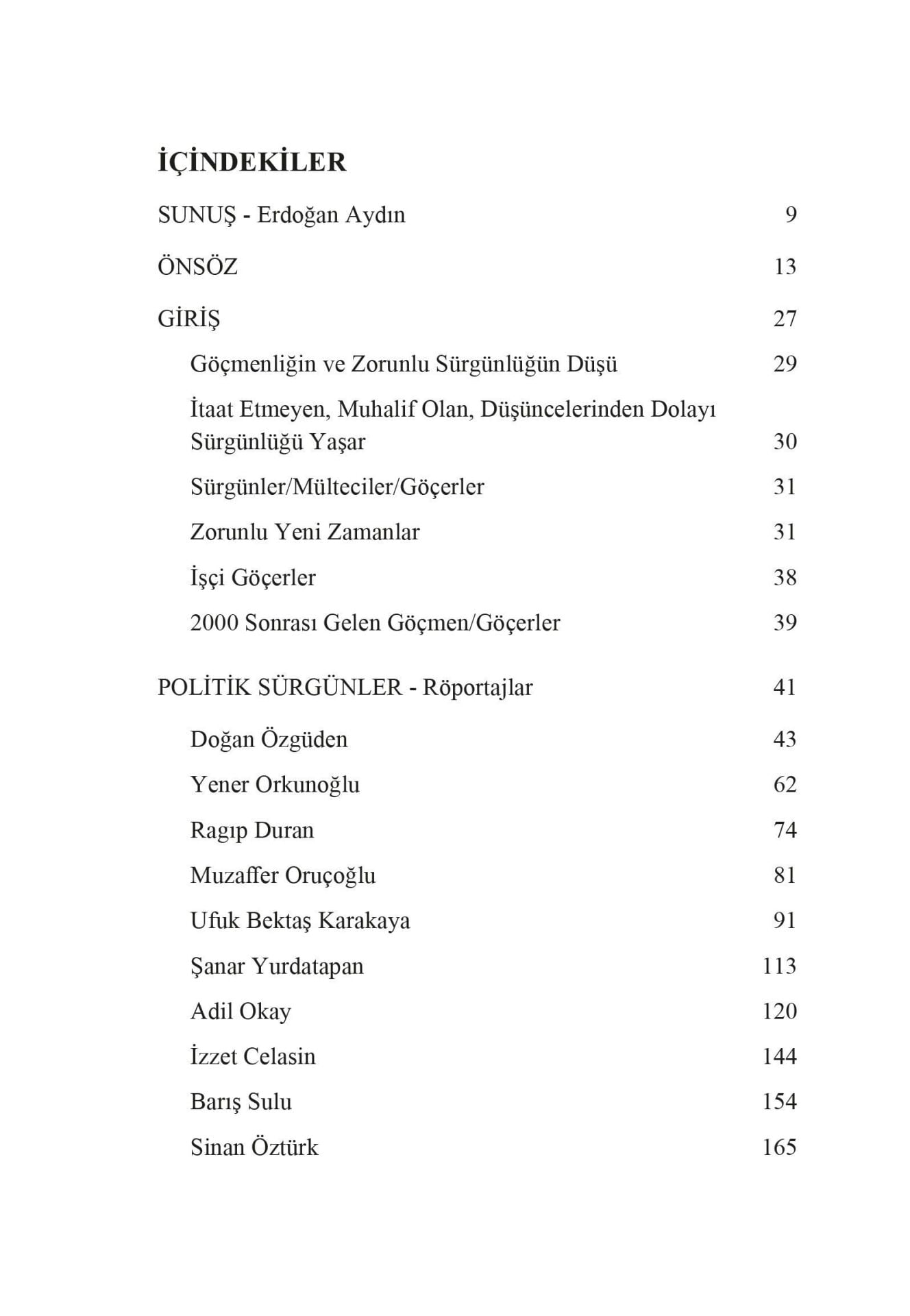 Avrupa’da Sürgün, Mülteci, Göçmen Halleri