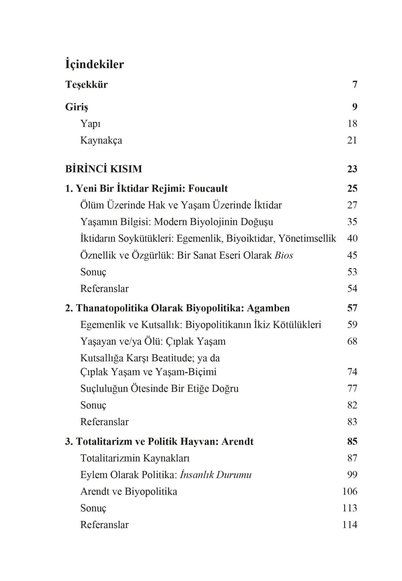 Biyopolitika - Düşünürler ve Temalar