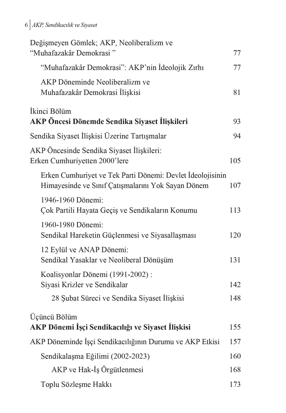 AKP, SENDİKACILIK VE SİYASET