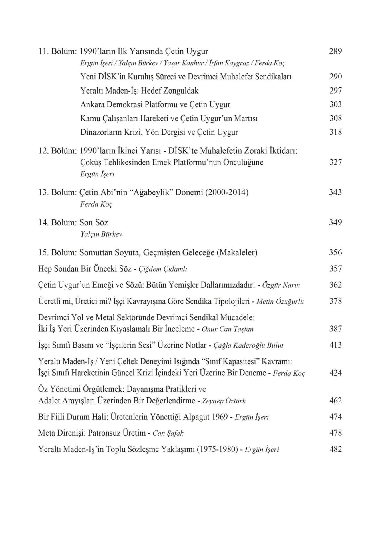 ÇETİN UYGUR KİTABI