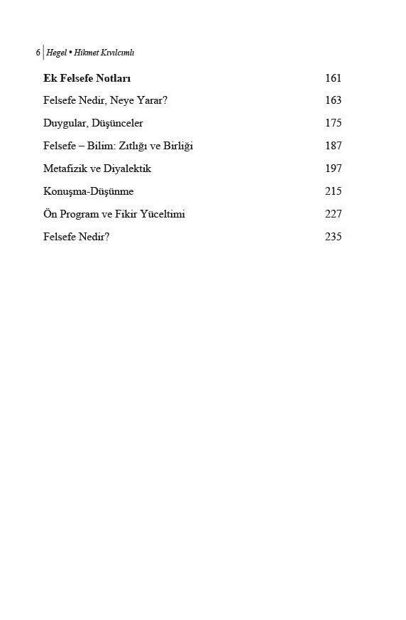 Hegel ve Felsefe Notları