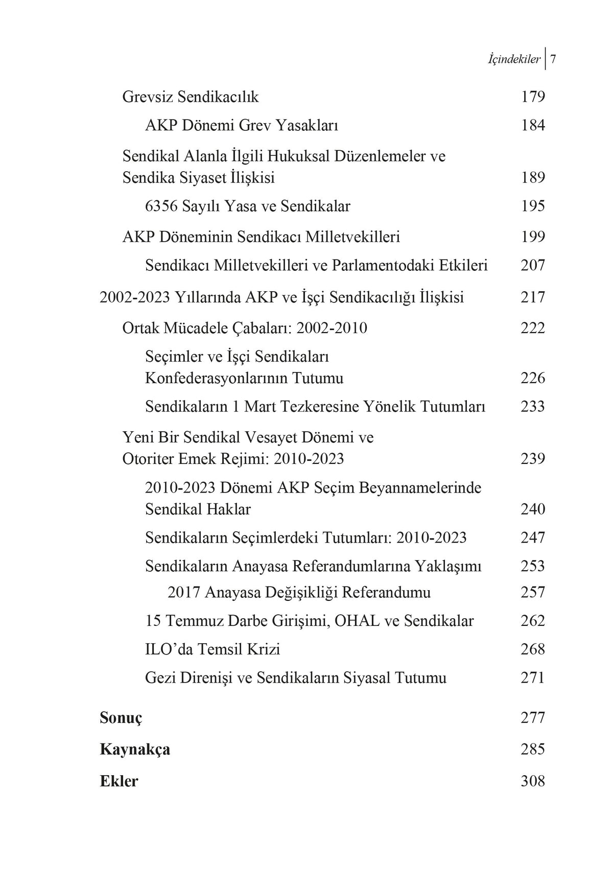 AKP, SENDİKACILIK VE SİYASET