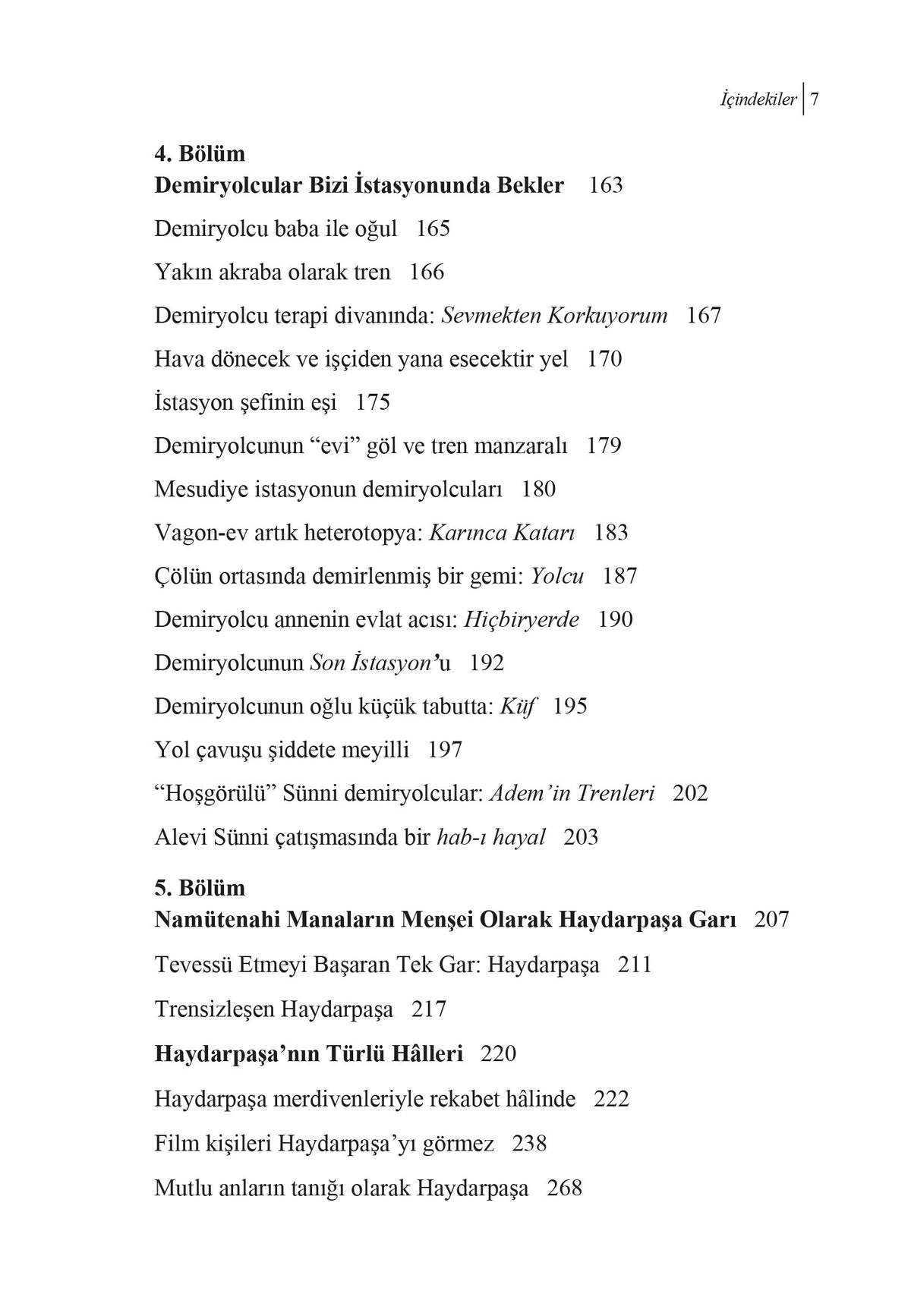 TÜRK SİNEMASININ TRENLERİ