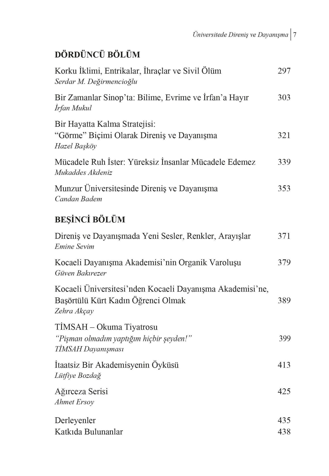 Üniversitede Direniş Ve Dayanışma