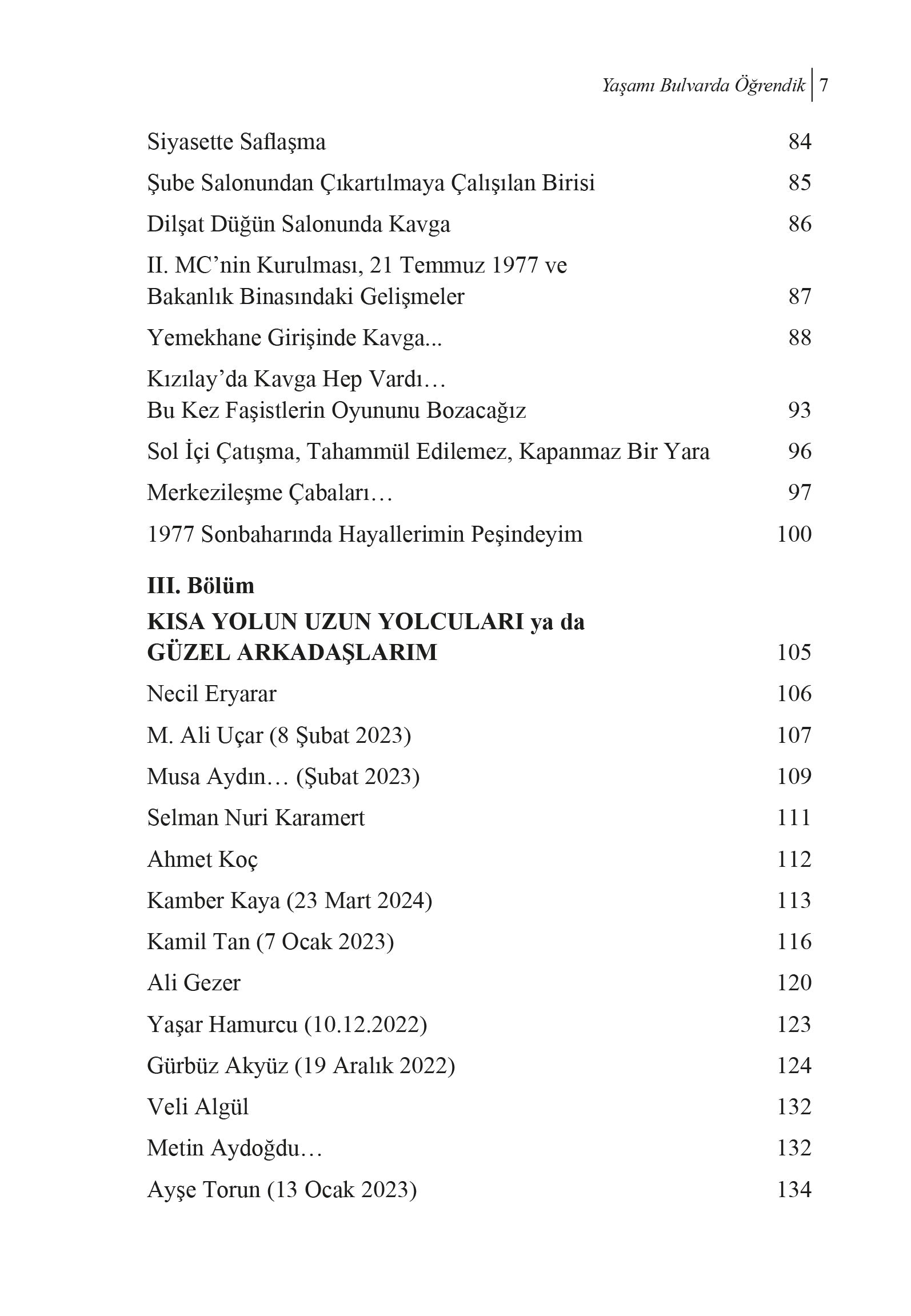 Yaşamı Bulvarda Öğrendik 1970’lerde Memur Hareketi (TÜM-DER)