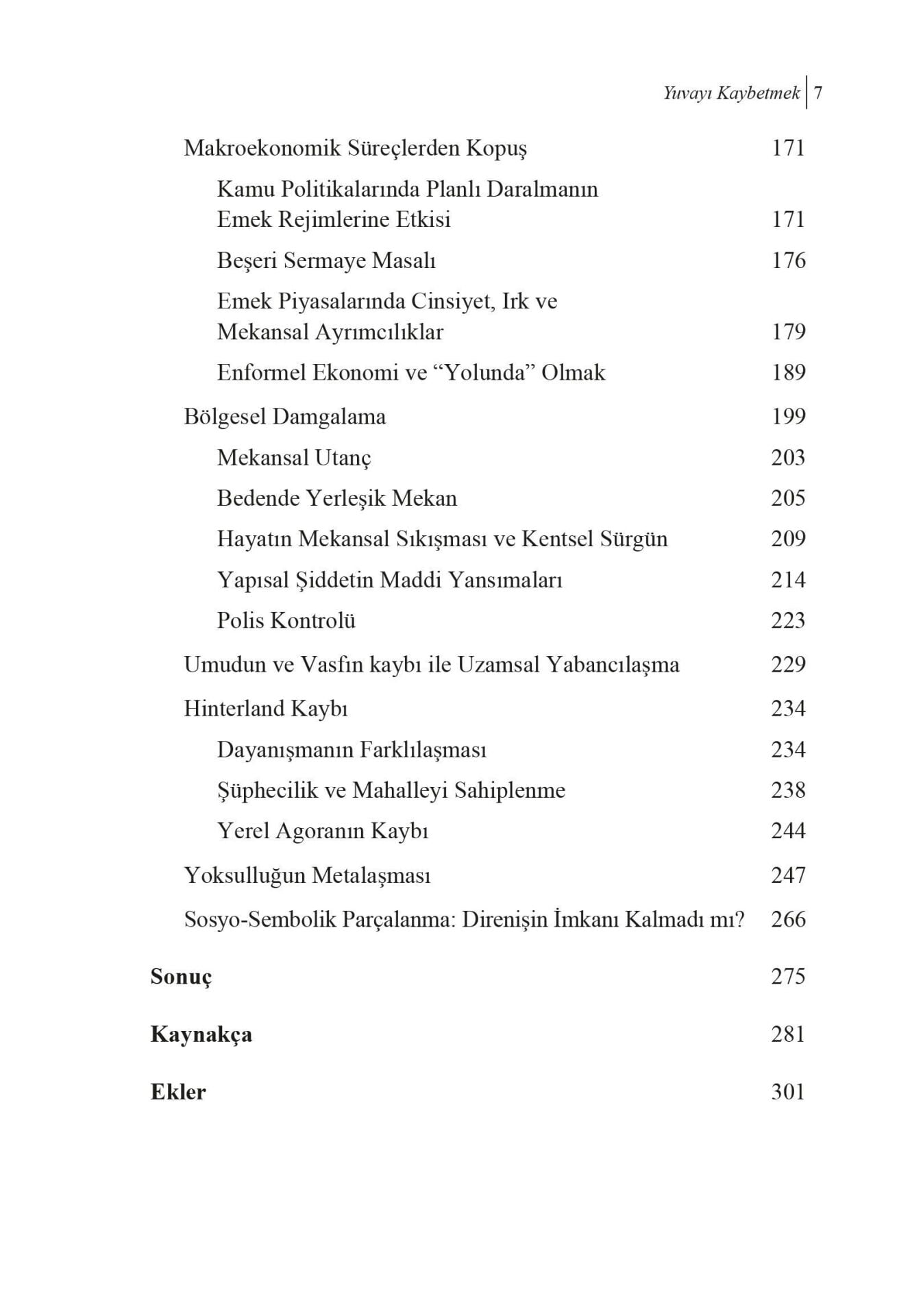 Fransa’da ve Türkiye’de Yoksulluğun Silüetleri Yuvayı Kaybetmek Karşılaştırmalı Konut Sorunu