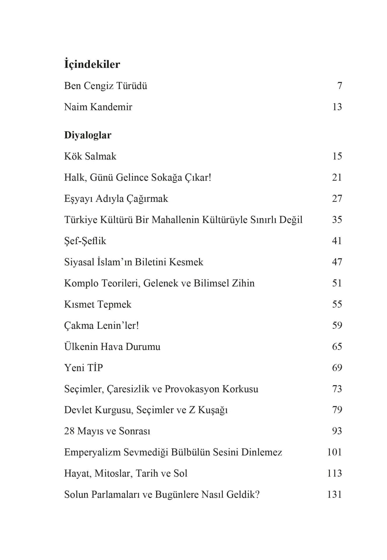 Olduğu Gibi Diyaloglar