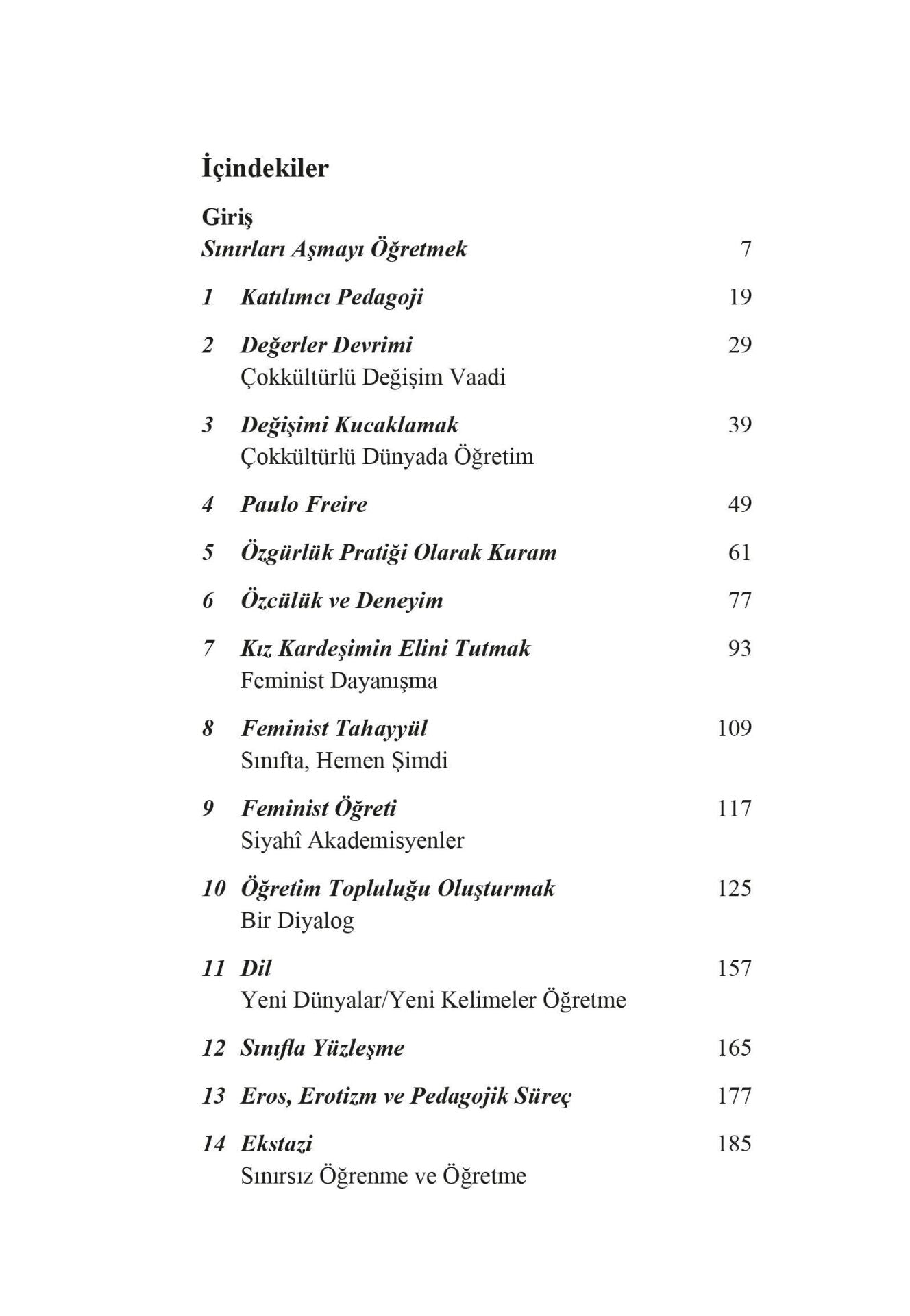 Sınırları Aşmayı Öğretmek - Özgürlük Pratiği Olarak Eğitim