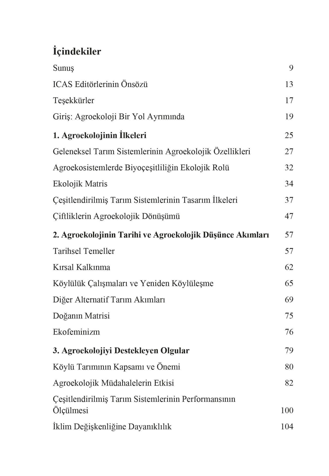 Agroekoloji Bilim ve Politika