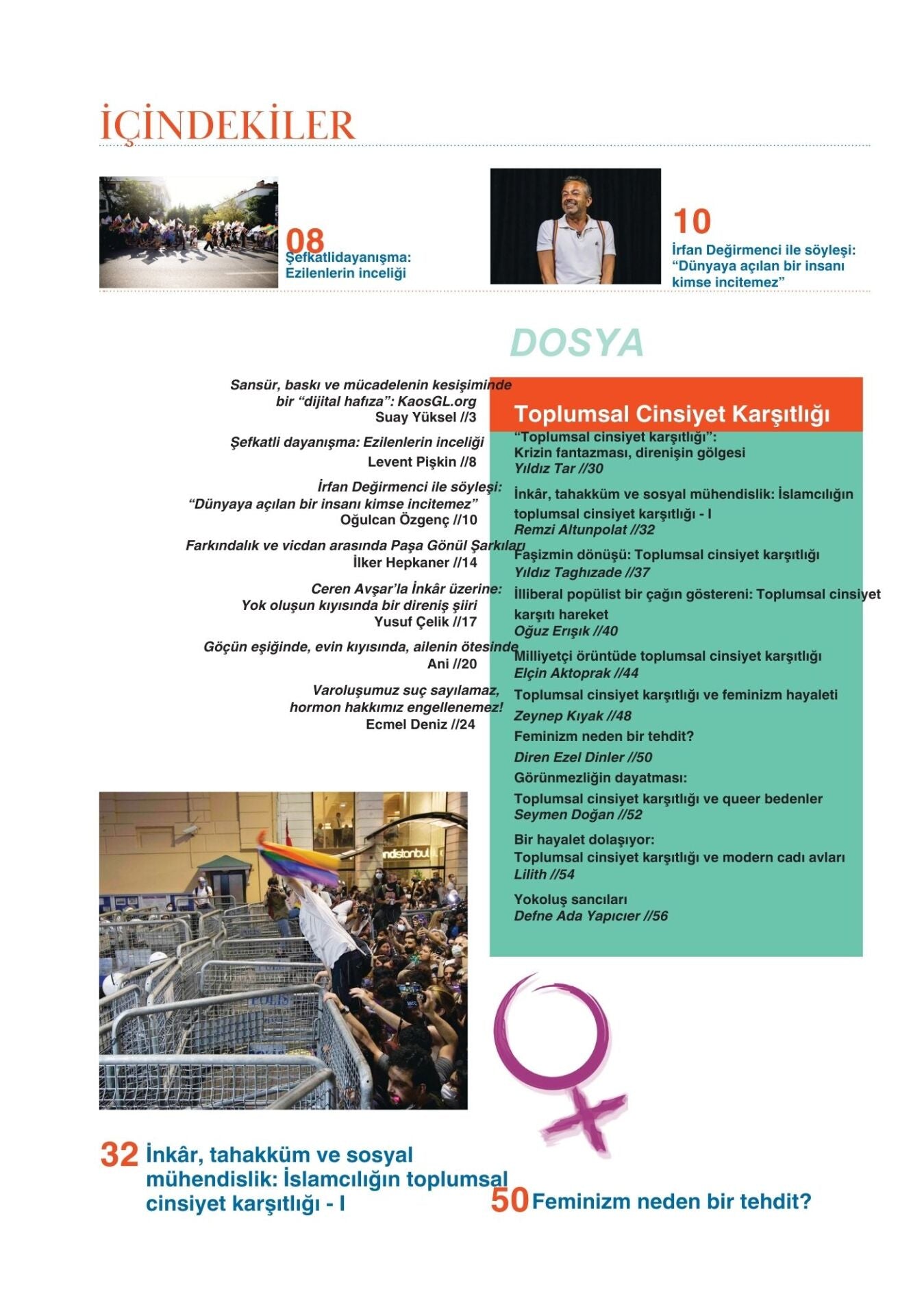 KAOS GL 204. Sayı – Toplumsal Cinsiyet Karşıtlığı